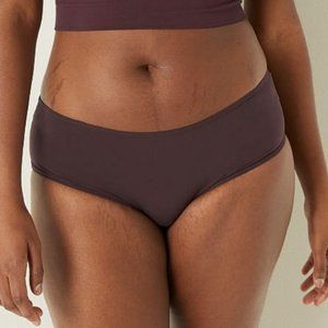 PINK Period Hipster Underwear Size S, Color "Burnt Umber", washed (with tags!)